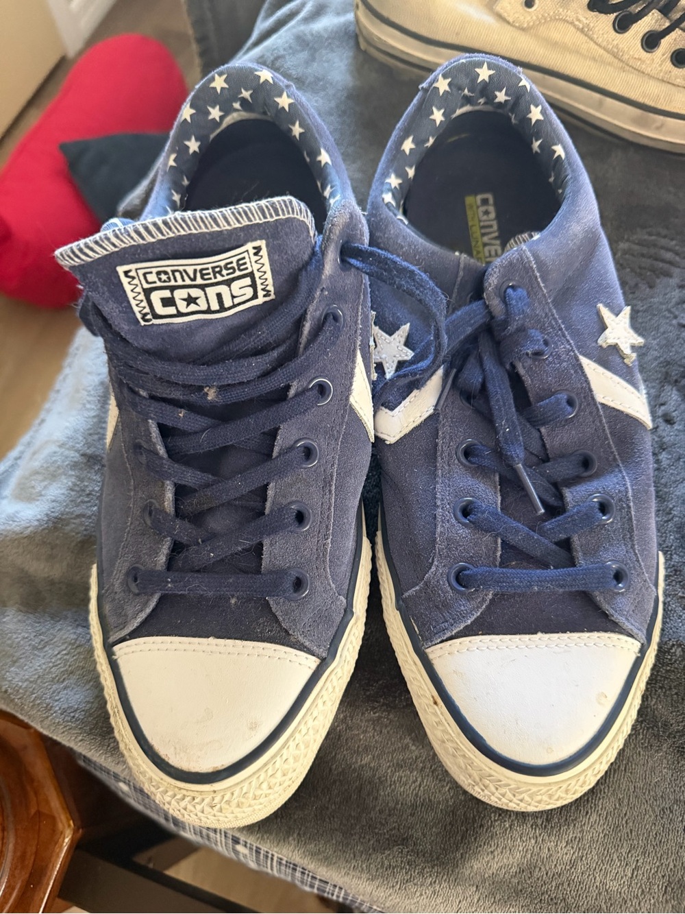 Converse Navy Blue Low-Top Sneakers